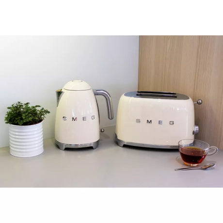 Prăjitor de pâine SMEG TSF01CREU, 950 W, 2 felii, 6 niveluri de prăjire, Cremă