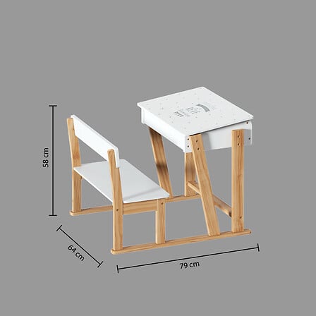 Atmosfera biroului pentru copii, Lemn