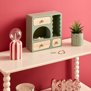 Cutie de bijuterii Atmosphera Cheri, Lemn, Asortate, 26 cm