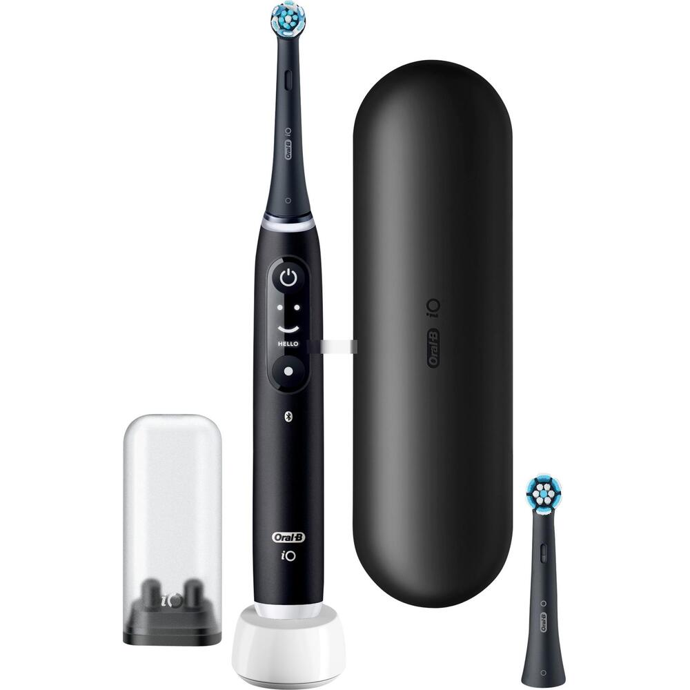 Set periuță de dinți electrică Oral-B Black Lava 445111 /iO, Negru