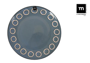 Farfurie principală LA MEDITERRANEA Almudena Blue, 27 cm, porțelan