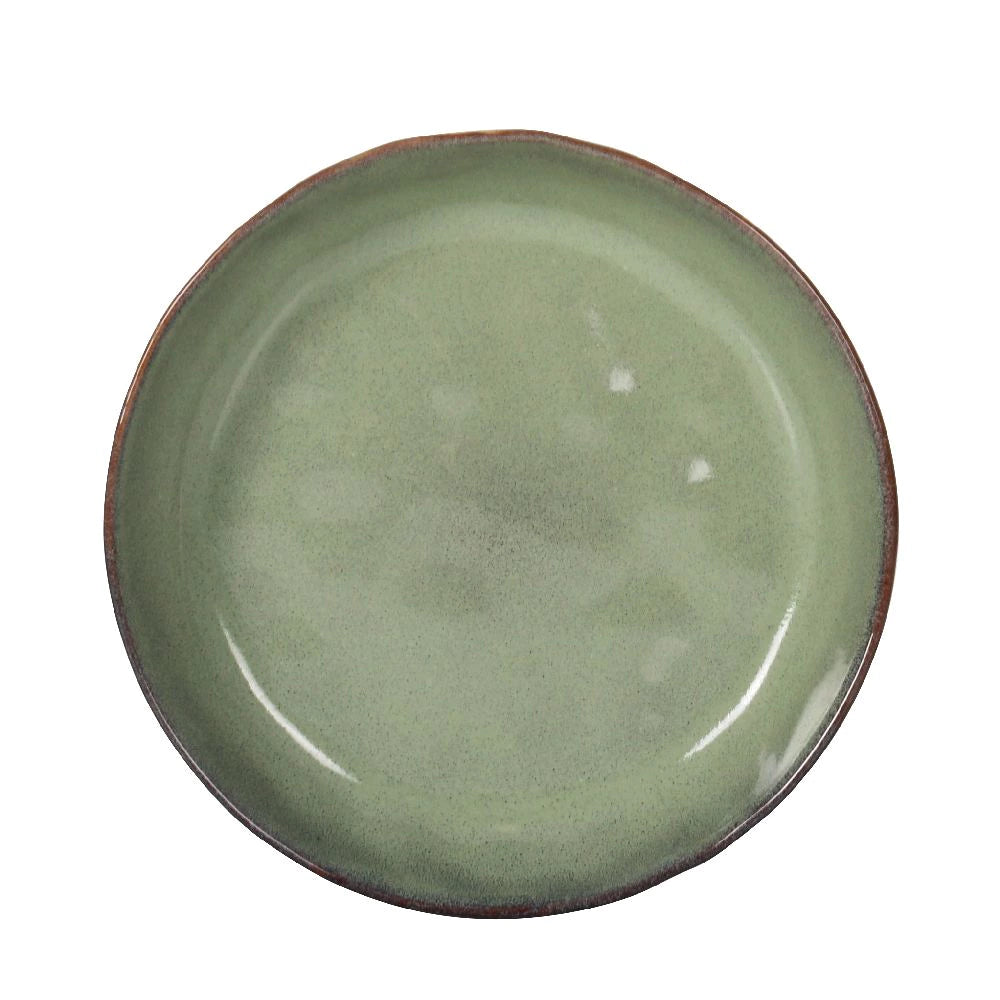 Bol adânc LA MEDITERRANEA Macarella Green, 21x4 cm, porțelan