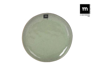 Farfurie pentru desert LA MEDITERRANEA Macarella Green, 21 cm, portelan