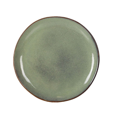 Farfurie pentru desert LA MEDITERRANEA Macarella Green, 21 cm, portelan