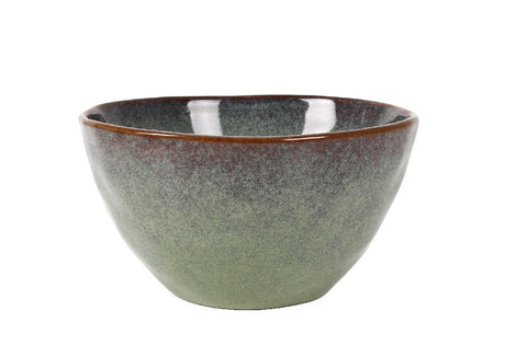 Bol adânc LA MEDITERRANEA Macarella Green, 15x8 cm, porțelan