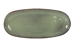 Platoul oval LA MEDITERRANEA Macarella Green, Porțelan