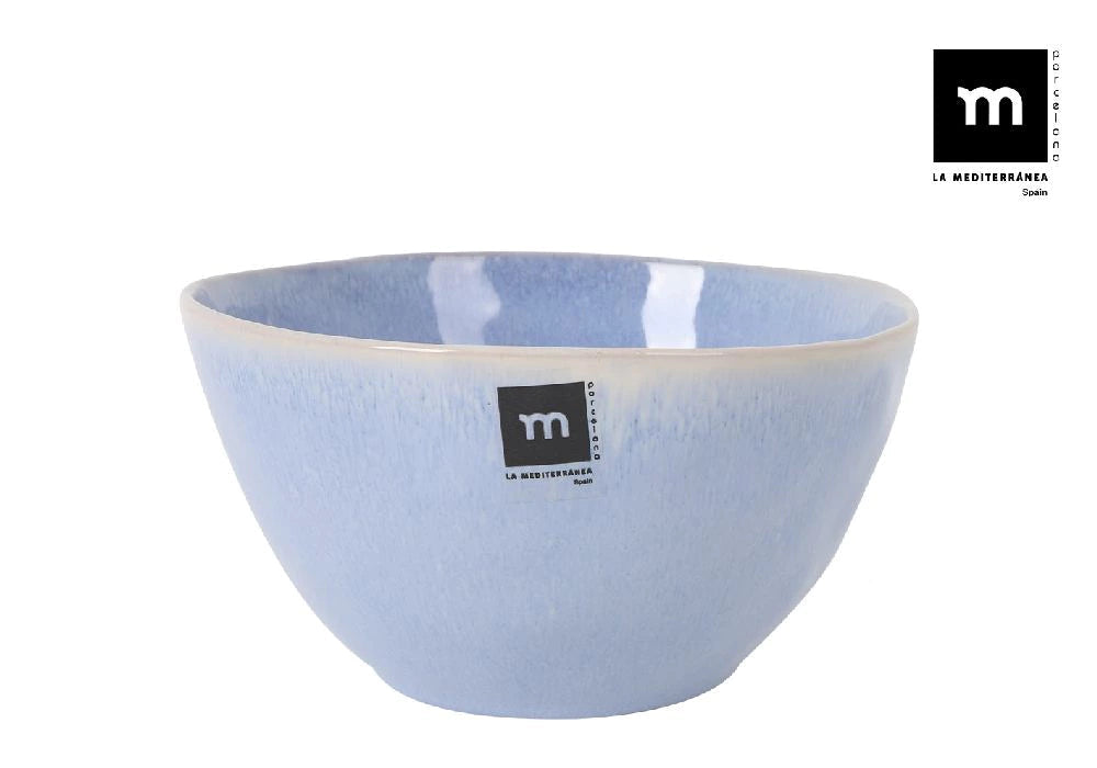 Bol LA MEDITERRANEA Macarella Blue, 18x9 cm, portelan