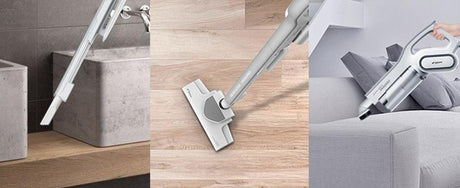 Aspirator vertical Deerma DX700 2 în 1, 75dB, Capacitate 0,8 l, Putere 600W, Alb