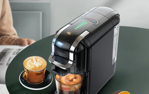 Espressor multifuncțional 5 în 1 Hibrew H2B pentru cafea măcinată, capsule Nespresso, Dolce Gusto, Lavazza, capsule Espresso, K-cup, 1450 w, 19 bar, negru