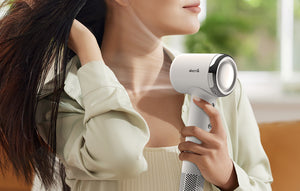 Uscător de păr Deerma DEM-CF50W, 1400W, Aer 70 m/s, Ioni negativi, 11 moduri, Alb