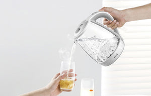 Fierbător electric Deerma SH30W, 2200W, 1,7 L, Alb