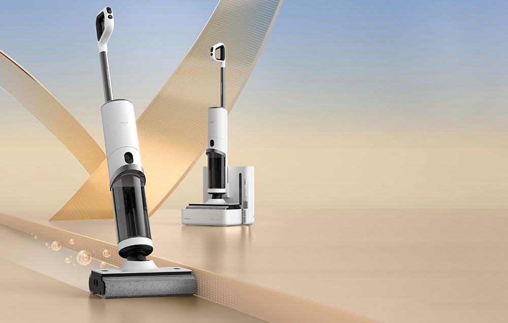 Aspirator Deerma, 230 W, 5000 mAh, 700/500 ml, Alb