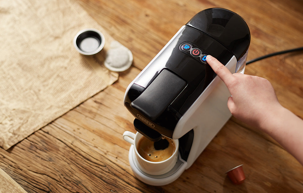 Espressor multifuncțional 4 în 1 HiBrew H1A, opțiune cafea și capsule, 1450 w, 19 bar, alb