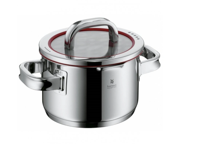 Set de cratițe WMF cu capac, inox, 9 piese