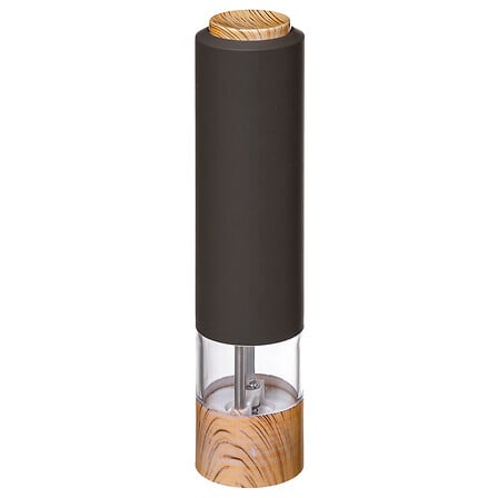 Електрическа мелничка за подправки 5five Modern Color, ABS, 22 cm, Тъмно сива