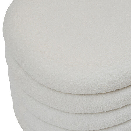 Bancă de depozitare Atmosphera Giulia, Boucle, Alb