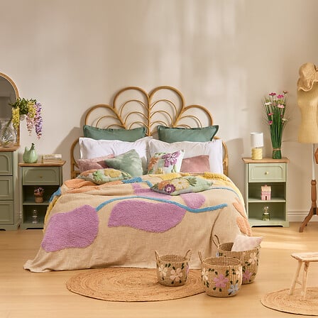 Покривало за легло atmosphera Wild Flowers, 240×260 cm, Памук