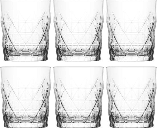Set de pahare whisky LAV Keops, 345 ml, 6 buc.