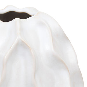 Vază Atmosphere Sandri, 17 cm, Alb, Ceramică