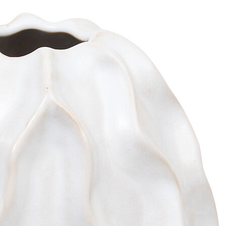 Vază Atmosphere Sandri, 17 cm, Alb, Ceramică