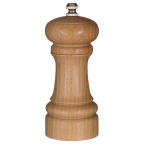 Дървена мелничка за подправки 5five Bistrot, Бук, 15 cm, Бежова