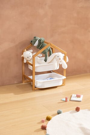 Raft de depozitare pentru copii Atmosphera Bako, 43x30x55 cm, MDF