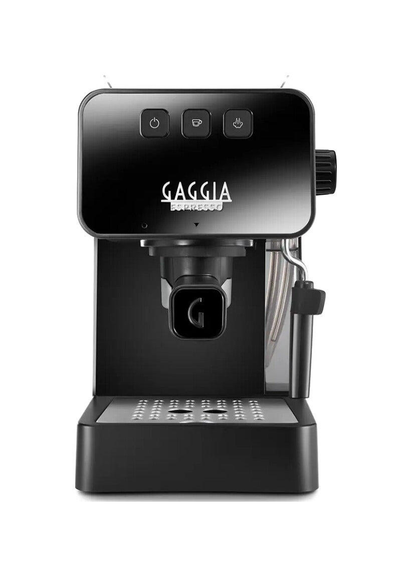 Espressor Gaggia Deluxe EG2111/64, 15 bar, Capacitate rezervor apă 1,2 l, 230V, 1900 W, Oprire automată, Funcție Memo, Negru/Gri