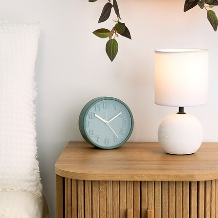 Lampă de noapte Atmosphere Timeo, 25 cm, ceramică