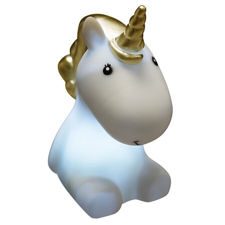 Lampă de noapte pentru copii Atmosphera Unicorn, baterii incluse, 14 cm