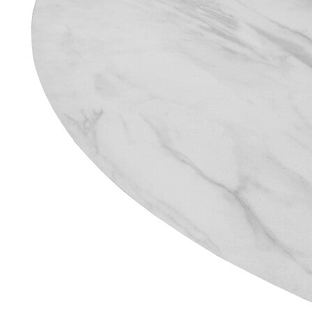 Masă de dining Atmosphera Taquari, Alb, 120 cm