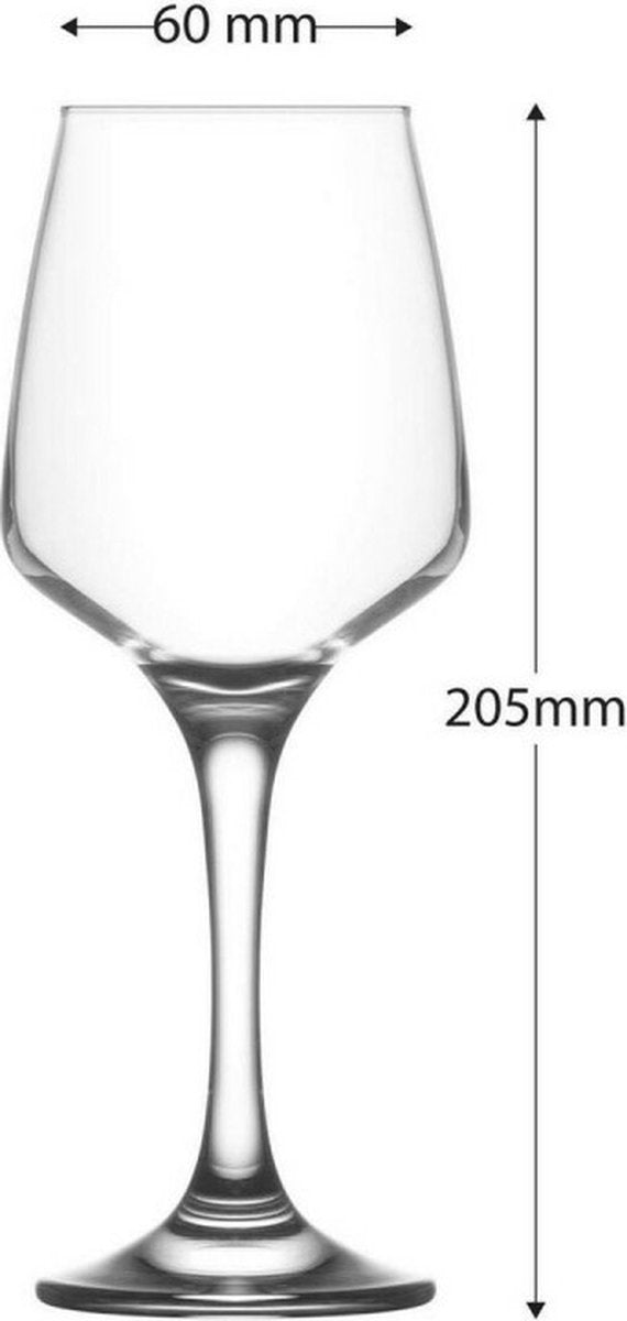 Set pahare vin roșu LAV Lal, 330 ml, 6 buc.