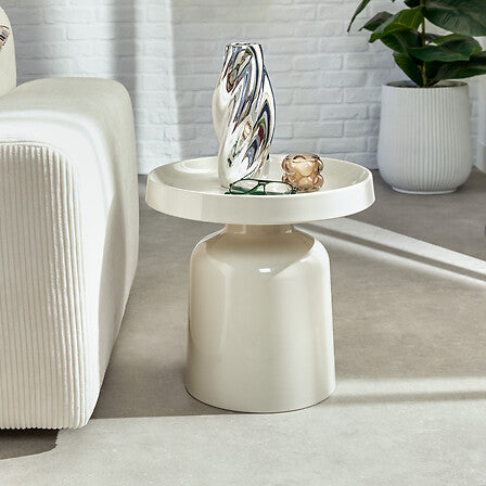 Masă laterală Atmosphere Abadi, Metal, Ø43 cm