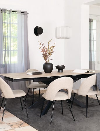 Masă extensibilă Atmopshera Boot, 160/240x90 cm