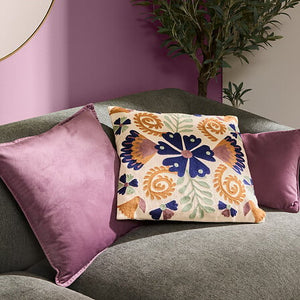 Pernă decorativă Atmosphera Hary Romantic, 45x45 cm, Broderie