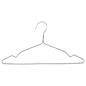 Закачалки за дрехи 5five, Метал и PVC, Светлосиви, 10 бр.