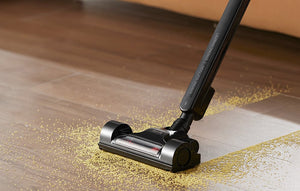 Aspirator vertical Deerma DX700 PRO, 650W, filtrare triplă, capacitate 0.8L, gri