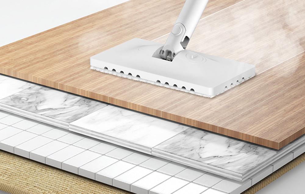 Aparat de curățat cu abur multifuncțional Deerma ZQ610, 1300W, 230ml, 105°C, cablu 4m, alb