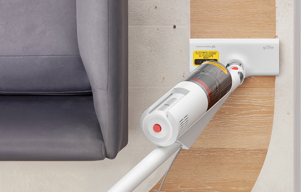 Aspirator Deerma DX888, 600W, Putere de aspirare 15.000Pa, Recipient 0,45 l, Design modular, Alb