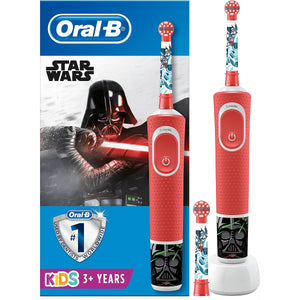 Periuță de dinți electrică Oral-B D100 Vitality Star Wars pentru copii, multicoloră