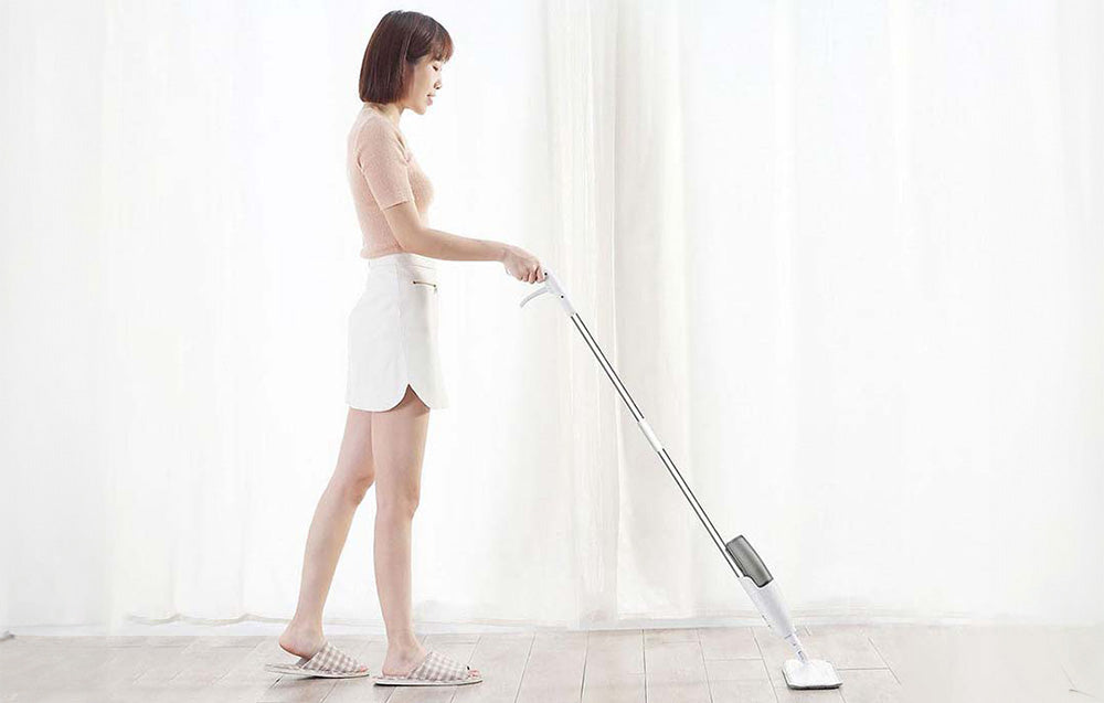 Mop Deerma TB500, 350 ml, 0,75 kg, Uscare rapidă, Perie rotativă la 360°, Alb