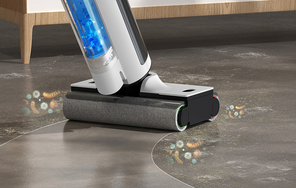 Aspirator Deerma, 230 W, 5000 mAh, 700/500 ml, Alb