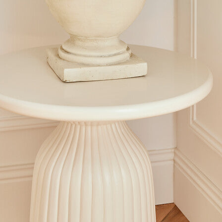 Masă de cafea Totem atmosphere Mudan, ivory, 55 cm