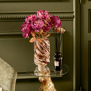 Buchet decorativ de bujori Atmosphera Fria, asortate, 53 cm