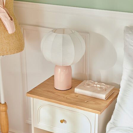 Настолна лампа atmosphera Tobie, Mетал, Розов, 33 cm