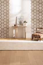 Panou decorativ Atmosphera Hexagon, 56x69 cm, bej, MDF