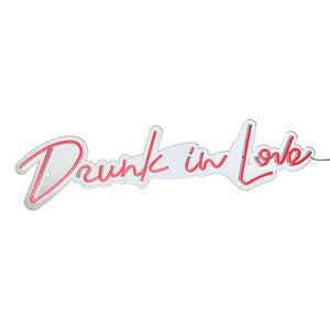 LED неонова лампа atmosphera Drunk in Love, Червена, 70 cm