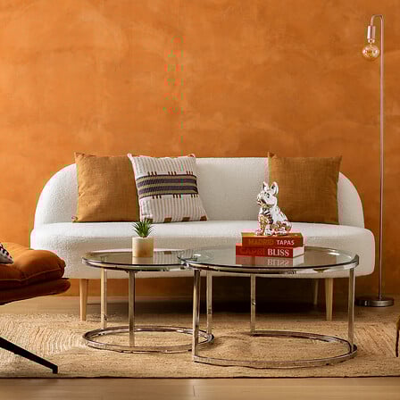 Canapea cu două locuri Atmosphere Insi, Boucle, 172x75x72 cm