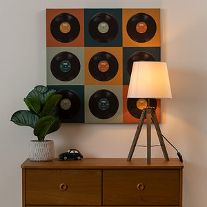 Lampă de masă Runo Tripod, 58 cm