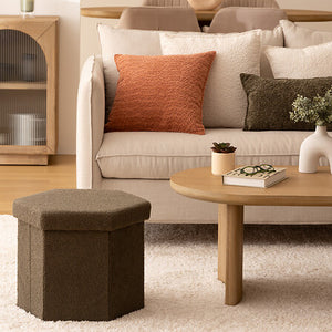 Pouf cu atmosfera de depozitare Jako, Boucle, Pliabil