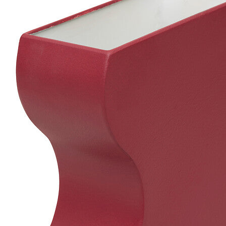 Vază Atmosphera Cheri, Metal, Roșu, 35 cm